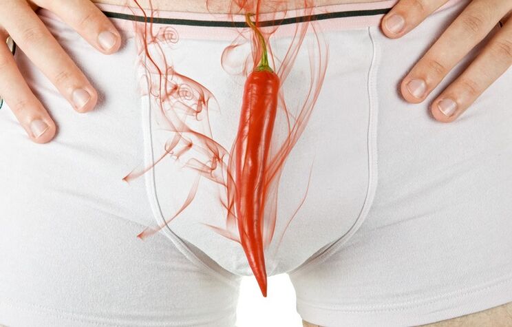 bruciare all'inguine con prostatite